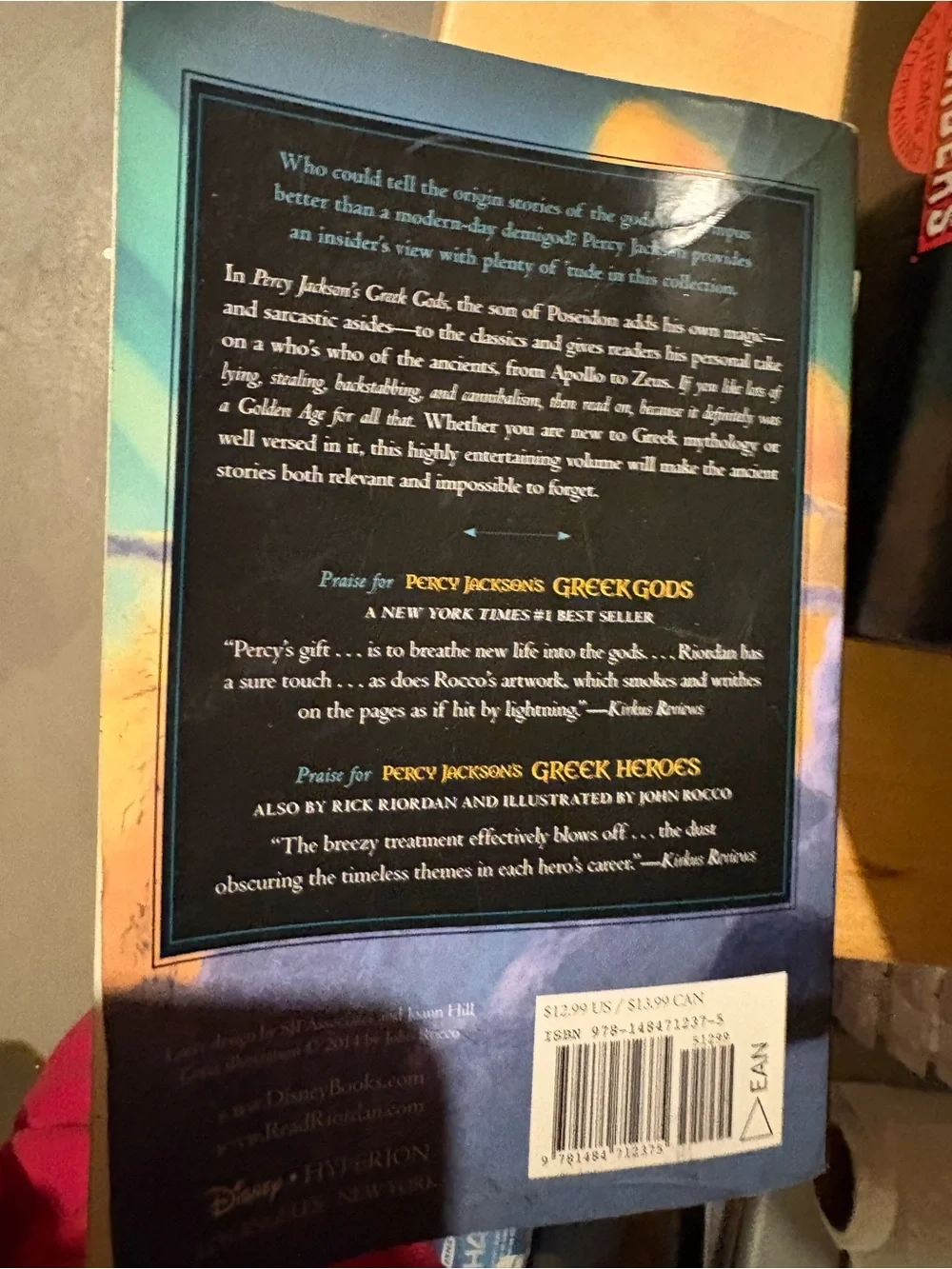 Percy Jackson's Greek Gods - Multicolor Paperback